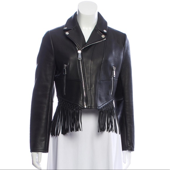 maje fringe jacket